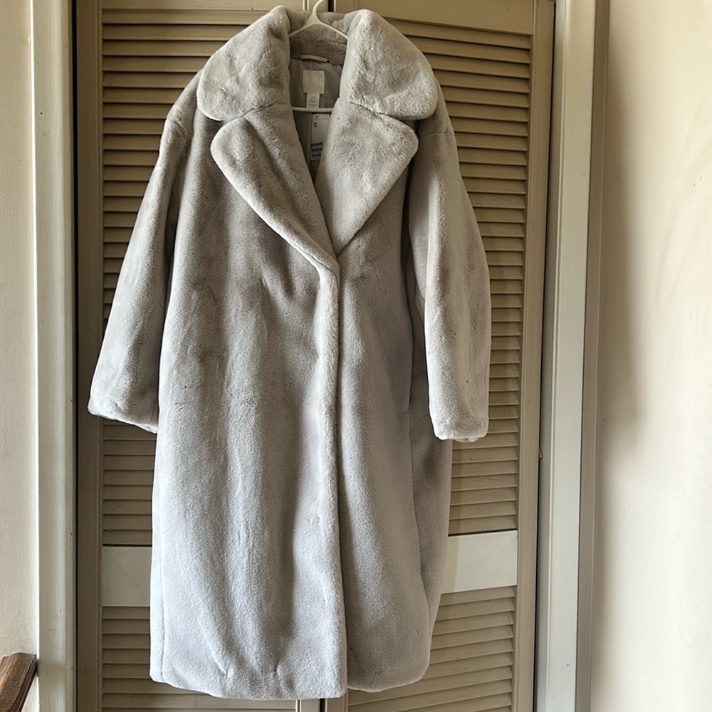 Brand New H&M Teddy Coat